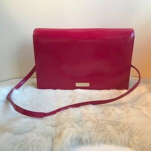 Kate Spade Hot Pink Patent Leather Envelope Bag